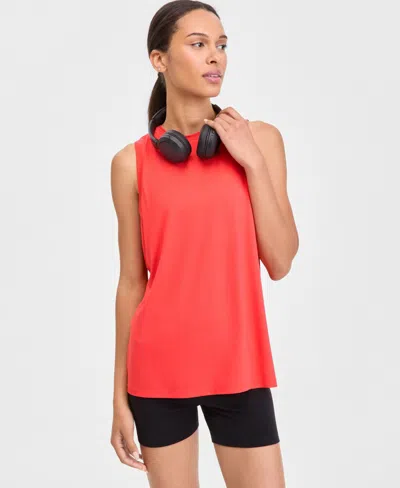 Id Ideology Women's Performance Essential Tank Top, Macy's Exclusive In Pink
