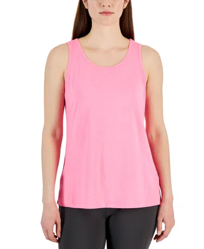 Id Ideology Women's Performance Muscle Tank Top, Created For Macy's In Molten Pink