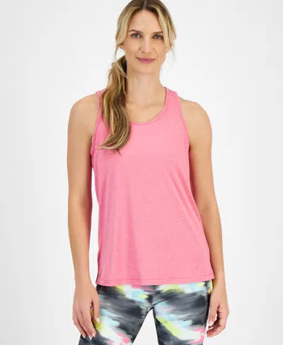 Id Ideology Women's Performance Muscle Tank Top, Created For Macy's In Pink Dragon