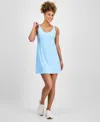 Id Ideology Women's Performance Ribbed Sleeveless Dress, Exclusively At Macy's
