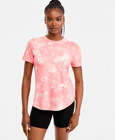 Id Ideology Women's Printed Performance T-shirt, Macy's Exclusive
