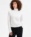 Id Ideology Women's Relaxed Quilted Mock-neck Sweater, Macy's Exclusive In Pattern