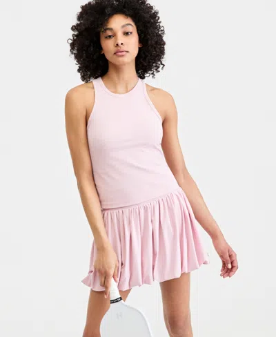 Id Ideology Women's Ribbed High-neck Tank Top, Macy's Exclusive