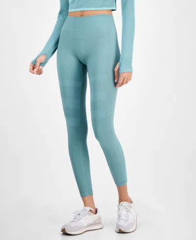 Id Ideology Women's Seamless High-rise Leggings, Exclusively At Macy's In Green Fog