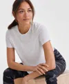 Id Ideology Women's Short-sleeve Crewneck Knit T-shirt, Exclusively At Macy's In Silver Heather