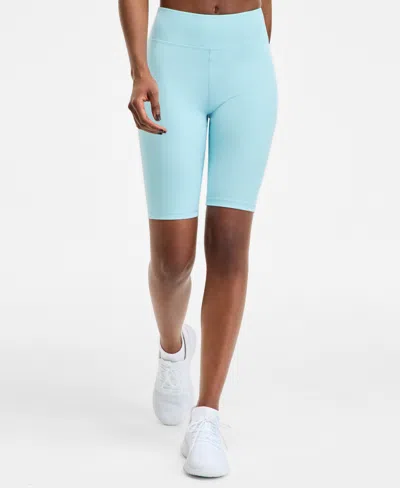 Id Ideology Women's Soft 7" Bike Shorts, Exclusively At Macy's In Blue