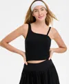Id Ideology Women's Soft Asymmetrical Cropped Tank Top, Exclusively At Macy's