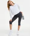Id Ideology Women's Soft Cropped Leggings, Exclusively At Macy's