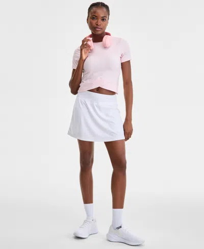 Id Ideology Women's Soft Flex Performance Skort, Exclusively At Macy's In White