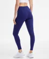 Id Ideology Women's Soft Full-length Leggings, Exclusively At Macy's In Blue