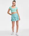 Id Ideology Women's Soft Paw Flounce Skort, Exclusively At Macy's In Soft Paw
