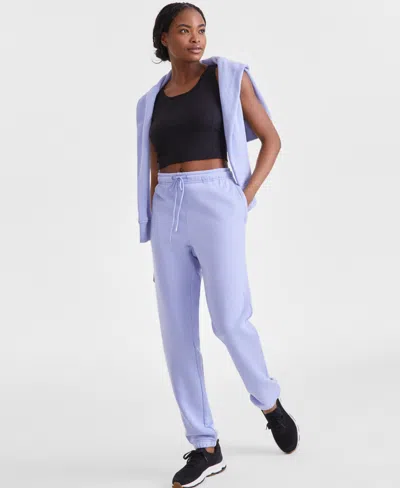 Id Ideology Women's Soft-touch Ankle Knit Joggers, Exclusively At Macy's
