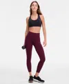Id Ideology Women's Solid 7/8 Compression Leggings, Created For Macy's In Multi