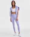 Id Ideology Women's Solid 7/8 Compression Leggings, Created For Macy's In Thistle Down