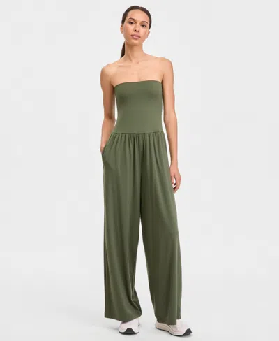 Id Ideology Women's Strapless Convertible Jumpsuit, Macy's Exclusive In Green