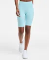 Id Ideology Women's Soft 7" Bike Shorts, Exclusively At Macy's In Blue