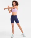 Id Ideology Women's Studio 7" Bike Shorts, Exclusively At Macy's In Blue