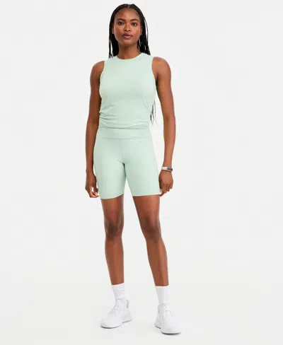 Id Ideology Women's Studio 7" Bike Shorts, Exclusively At Macy's In Orange