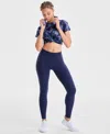 Id Ideology Women's Studio Full-length Leggings, Exclusively At Macy's In Blue