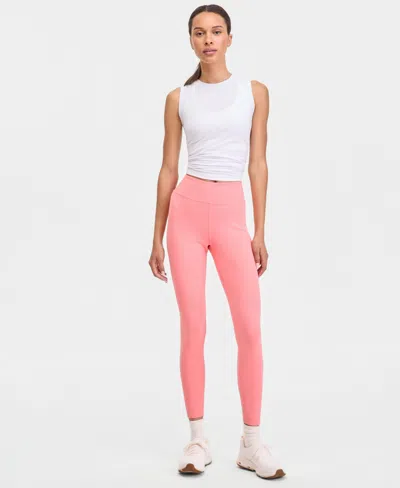 Id Ideology Women's Studio Full-length Leggings, Exclusively At Macy's In Pink