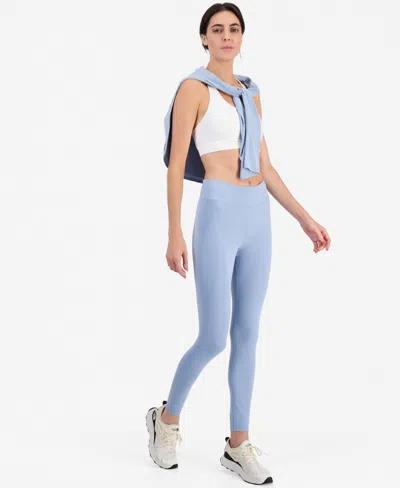 Id Ideology Women's Studio Full-length Leggings, Exclusively At Macy's In Blue