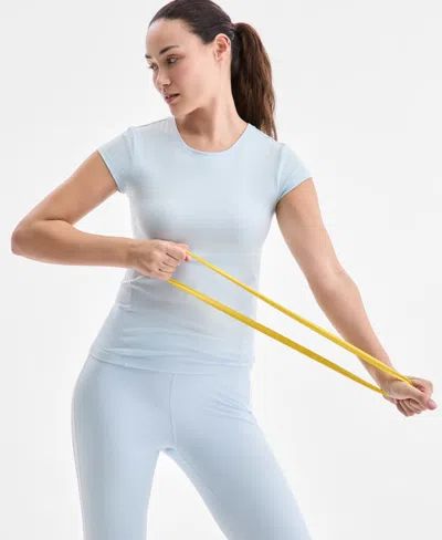 Id Ideology Women's Studio Short-sleeve Top, Exclusively At Macy's In Blue