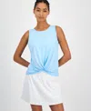 Id Ideology Women's Twist-front Tank Top, Created For Macy's