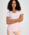 Id Ideology Women's V-neck Performance T-shirt, Created For Macy's