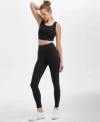 Id Ideology Womens Solid 7 8 Compression Leggings Xs 4x Created For Macys In Black