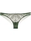 Id Sarrieri Embroidered Briefs In Green