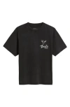 Id Supply Co Basil's Bar & Lounge Graphic T-shirt In Black