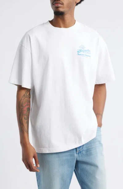 Id Supply Co Cocktail Lounge Graphic T-shirt In White