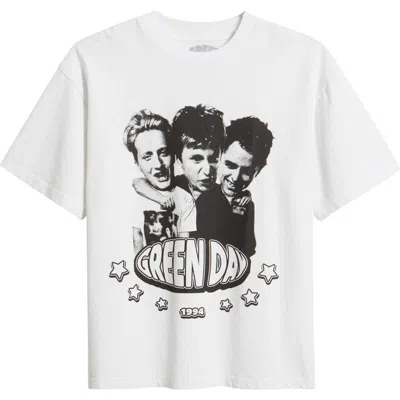 Id Supply Co Green Day Trio Graphic T-shirt In White