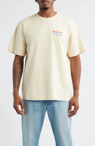 Id Supply Co Hacienda Motel Graphic T-shirt In White