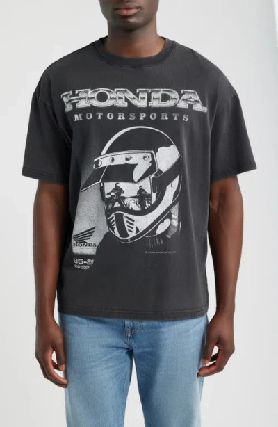 Id Supply Co Honda Reflection Graphic T-shirt In Black