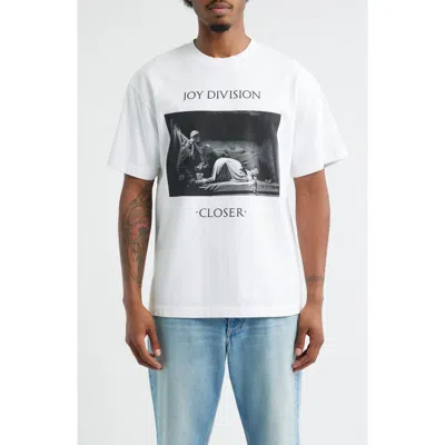 Id Supply Co Joy Division 'closer' Graphic T-shirt In White