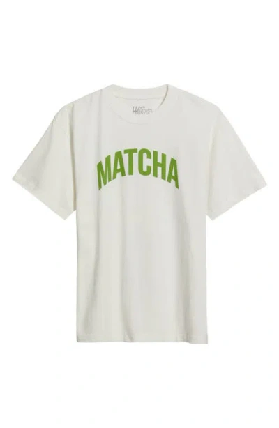 Id Supply Co Matcha Cotton Graphic T-shirt In White