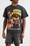 Id Supply Co Mike Tyson Paparazzi Graphic T-shirt In Gray