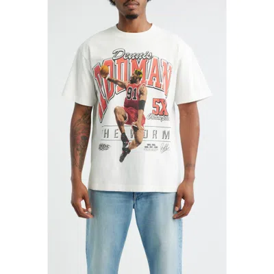 Id Supply Co Rodman Jump Graphic T-shirt In White