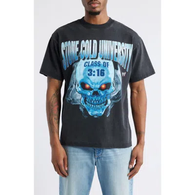 Id Supply Co Stone Cold Class Of 3:16 Graphic T-shirt In Black