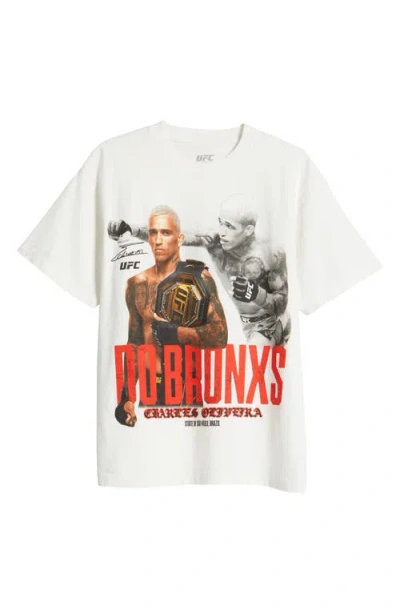 Id Supply Co Ufc Charles Oliveira Do Bronx Graphic T-shirt In White