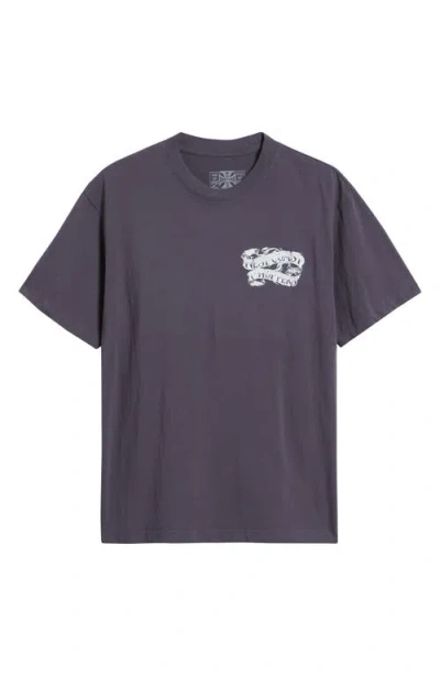 Id Supply Co Wcc Banner Cotton Graphic T-shirt In Gray