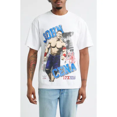Id Supply Co Wwe John Cena America Graphic T-shirt In White