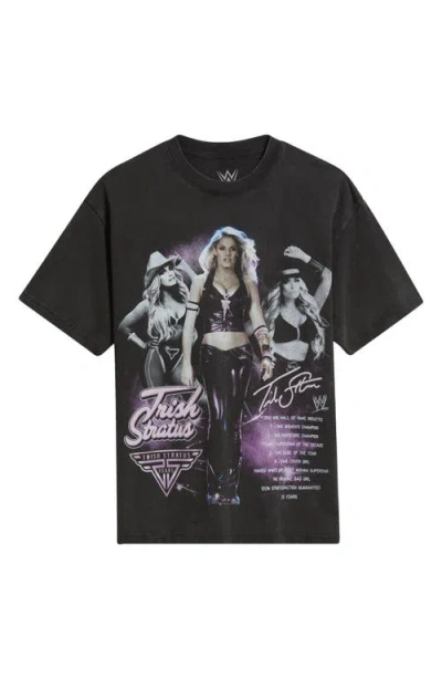 Id Supply Co Wwe Trish Stratus Graphic T-shirt In Black