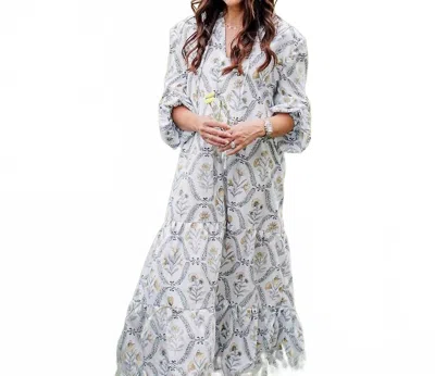 Ida Mae Home Charlotte Maxi Dress In Cream