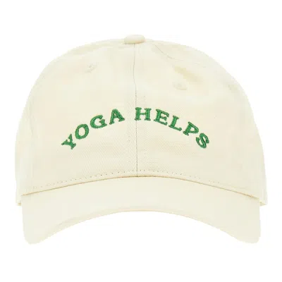 Idea Baseball Hat With Embroidery In Beige