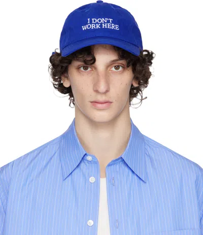 Idea Blue 'i Don't Work Here' Cap