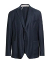 Idea Italian Design Elements Of Apparel Man Blazer Navy Size 50 Virgin Wool In Blue