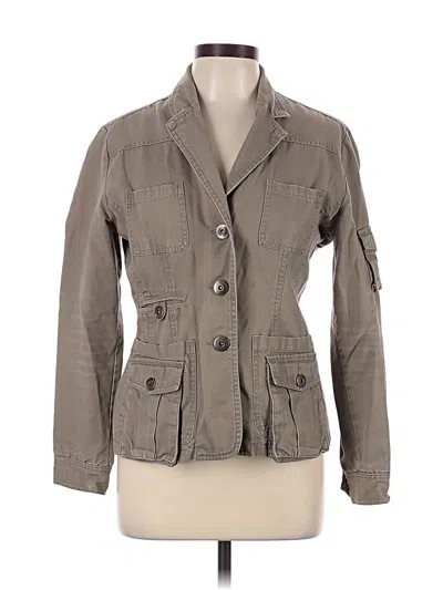 Pre-owned Idea Jacket In Tan
