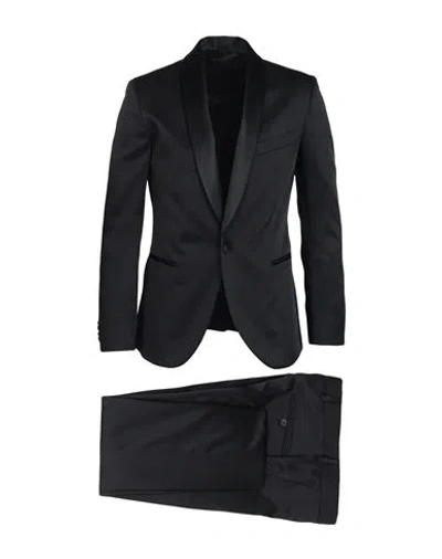 Idea Man Suit Black Size 42 Viscose, Polyester